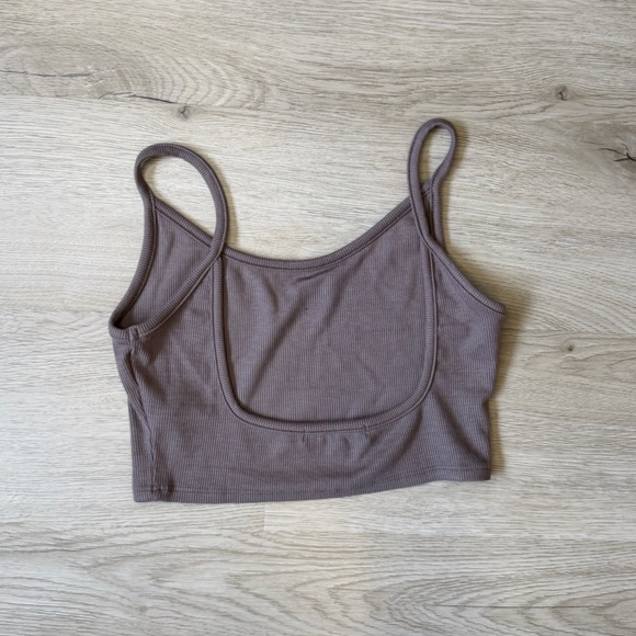 Joah brown low back crop cami top - Picture 3 of 5